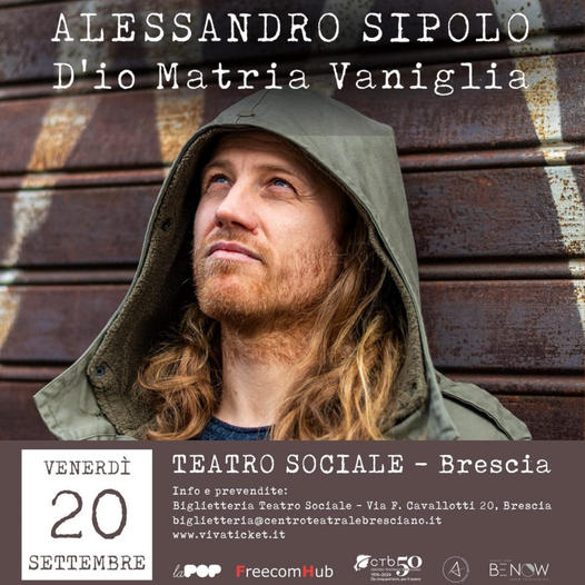 “d’io Matria Vaniglia”. Alessandro Sipolo In Concerto.